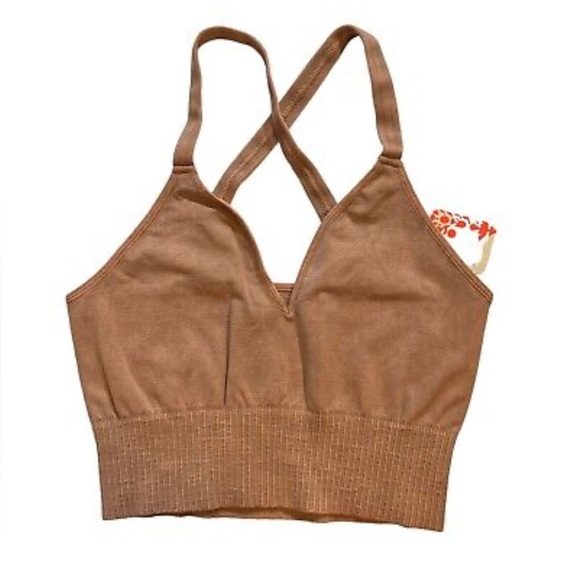 Free People Movement Good Karma Crop Top - Desert Dune - Picture 6 of 13